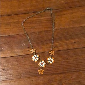 Handmade flower necklace